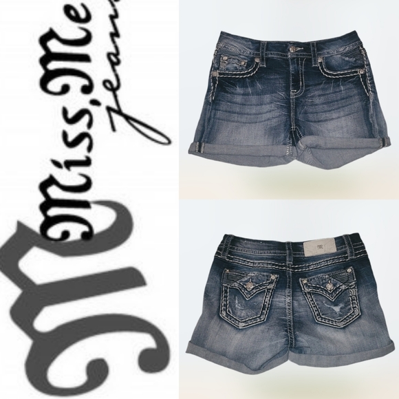 Miss Me Pants - Miss Me Curvy Jean Shorts | Size 27